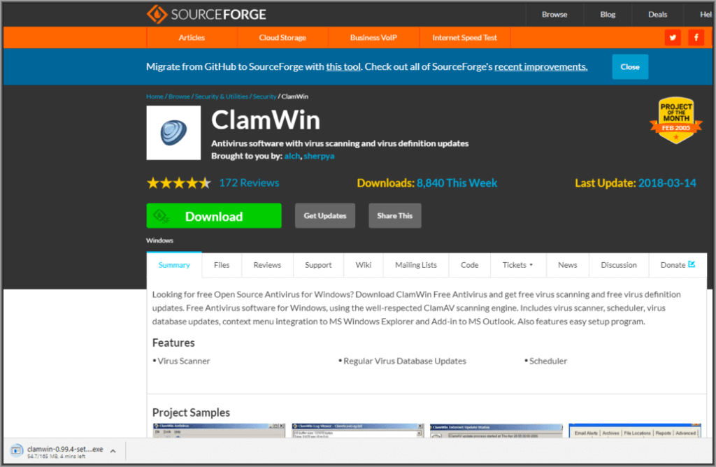 Clamwin sales