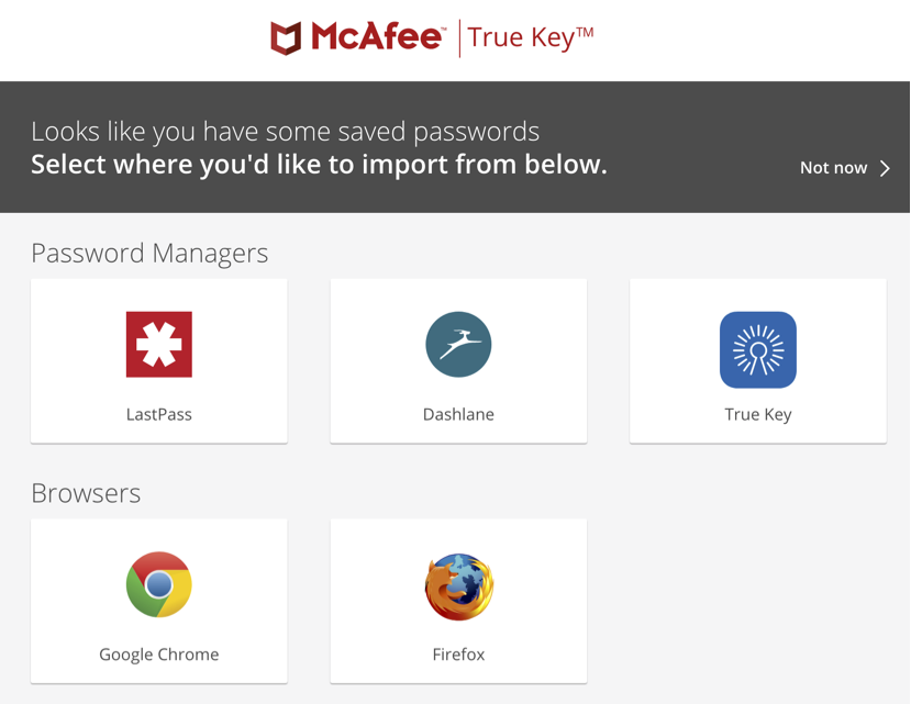 10. True Key – O melhor pelo apoio da McAfee